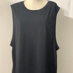 Athleta Black Athletic Open Back Blouse